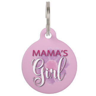Mamas Mädchen Haustiermarke