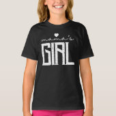 Mamas Mädchen Matching Mama-Tochter T-Shirt (Vorderseite)
