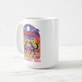 Mama's Midnight Rodeo Funny Mom Life Yee Haw Kaffeetasse (Vorderseite Links)