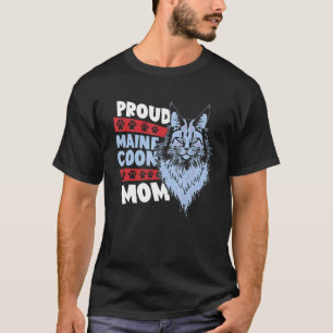 Mamas Muttertag Katze Stolze Maine Coon Mama T-Shirt
