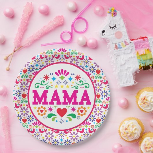 Mamas Muttertag Pappteller (Party)