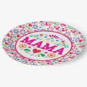 Mamas Muttertag Pappteller (Schrägansicht)