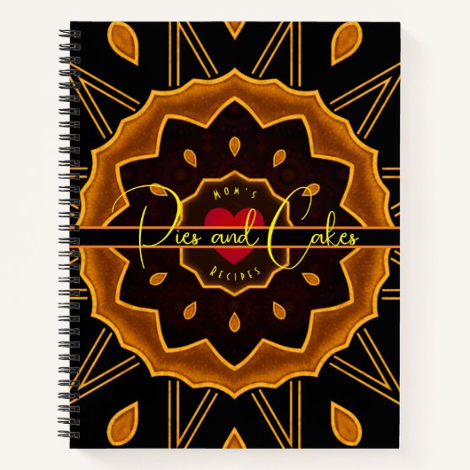 Mama's Pies & Cakes Rezepte Spiral-Notebook Notizblock (Vorderseite)