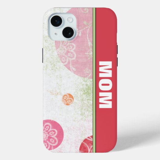 Mama's Polka Dot Phone Case (Rückseite)