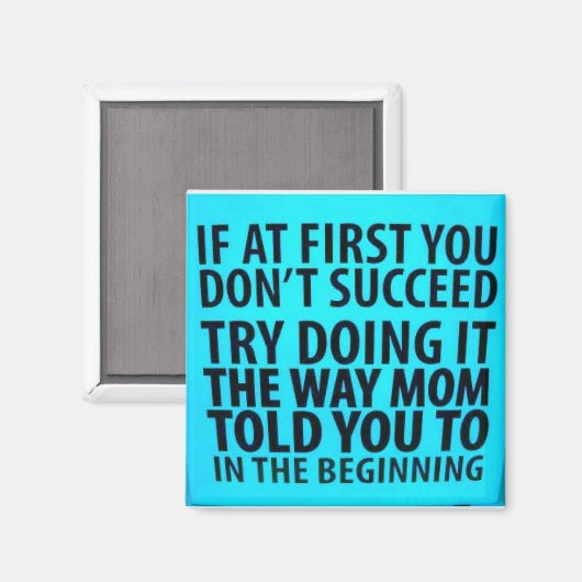 Mamas Rechts Magnet (Vorderseite/Rückseite)