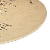 Mamas Rezept Familie Heirloom benutzerdefinierten Schneidebrett (Ecke)