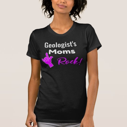 Mamas Rock von Geologen! T-Shirt (Vorderseite)