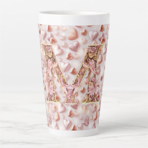 Mamas Rose Gold Herz Keramik Große Latte Tasse