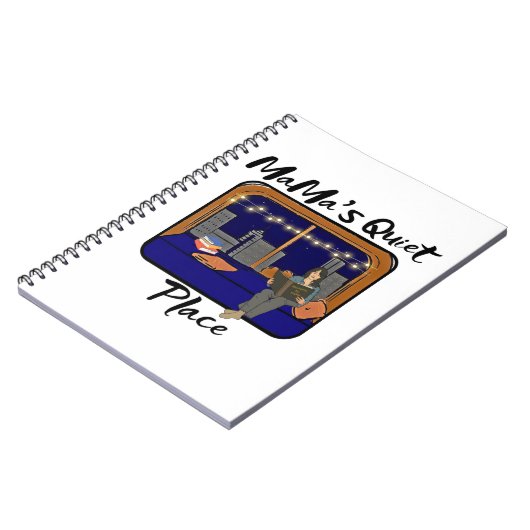 Mamas ruhiger Ort Notizblock (Linke Seite)
