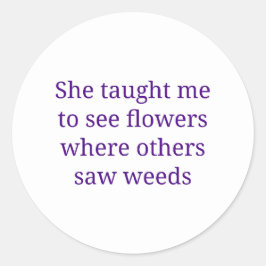 Mamas Runder Aufkleber