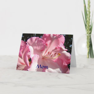 Mamas Schöne Mutter Hübsch Rosa Rhodie Karte