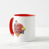 Mamas sind die wahren Superhelden Tasse (Vorderseite Links)