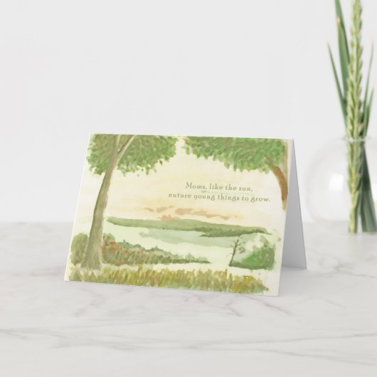 Mamas sind wie die Sonne.. Karte (Vorderseite)