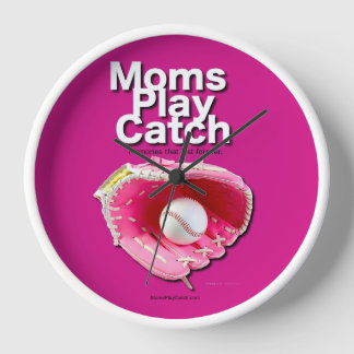 Mamas spielen Catch Uhr
