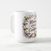Mamas Stimme, mein Trost Kaffeetasse (Vorderseite Links)