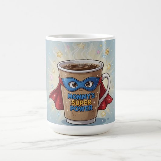 Mamas Superkraft-Kaffeetasse Kaffeetasse (Mittel)