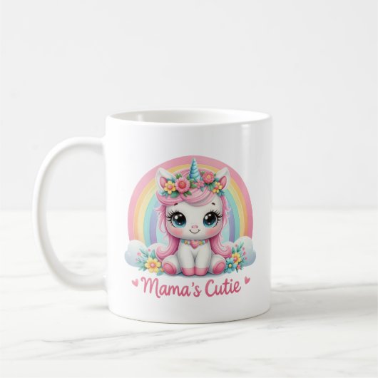 Mamas süße Katze Kaffeetasse (Links)