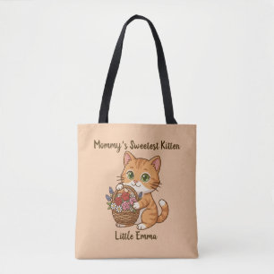 Mamas süßestes Kätzchen: Whimsischer Kinder-Einkau Tasche