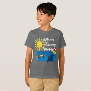 Mamas tauchen Buddy Design - Kids' Basic T - Shirt