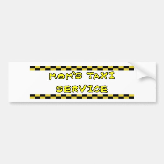 MAMAS TAXI SERVICE AUTOAUFKLEBER (Vorne)