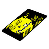Mamas Taxi und Drive Thru Grill Funny Retro Sprich Magnet (Linke Seite)