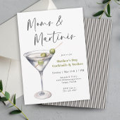Mamas und Martinis Cocktail-Party der Mutter Einladung