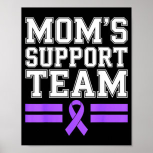 Mamas Unterstützungsteam Familie Lupus-Bewusstsein Poster