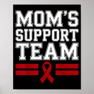 Mamas Unterstützungsteam Familie multiples Myelom Poster