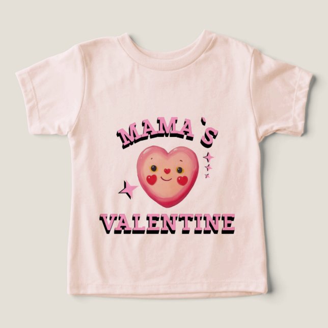 Mama's Valentine Toddler Shirt (Design Vorderseite)