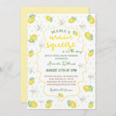 Mamas wichtigste Squeeze-Baby-Dusche Einladung (Vorne/Hinten)