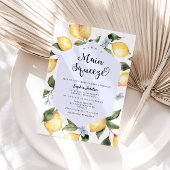 Mama's wichtigste Zitronenspülung Baby Dusche Einl Einladung