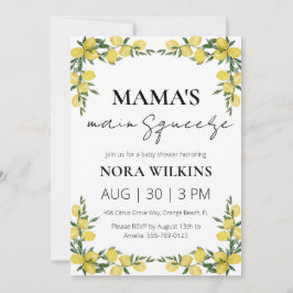 Mamas wichtigste Zitrusfrüchtedusche Einladung