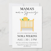 Mamas wichtigste Zitrusfrüchtedusche Einladung (Vorderseite)