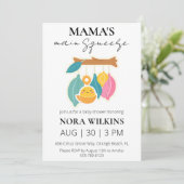 Mamas wichtigste Zitrusfrüchtedusche Einladung (Stehend Vorderseite)