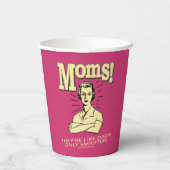 Mamas: Wie Vater, nur schlauer Pappbecher (Rückseite)