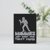 Mamas wollen gerade Ihr lustiges T-Shirt des Postkarte (Stehend Vorderseite)