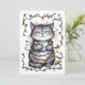 Mamas Zaubertrank Feiertagskarte (Stehend Vorderseite)