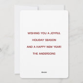 Mamas Zaubertrank Feiertagskarte (Rückseite)