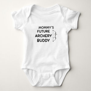 Mamas zukünftiger Bogenschieß-Buddy - Bogenschütze Baby Strampler