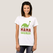 Mamasaurus Dinosaur Brontosaurus Mütter Day T-Shirt (Vorne ganz)