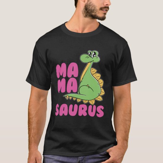 Mamasaurus Dinosaur Dino T-Shirt (Vorderseite)