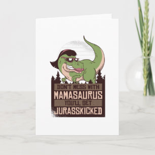 Mamasaurus Dinosaur Karte