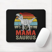 Mamasaurus Dinosaur Mama Saurus T Rex Lustige Fami Mousepad (Mit Mouse)