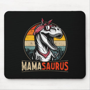 Mamasaurus Dinosaur Mama zum Muttertag Weihnachten Mousepad