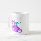 Mamasaurus Dinosaur t Rex Muttertag für Mama Kaffeetasse (Vorderseite Links)