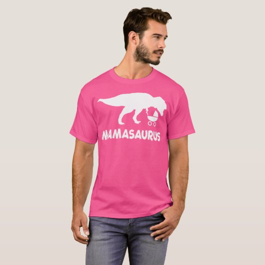 Mamasaurus Funny Mama T-Rex Shirt Gift (Dinosaur S (Vorne ganz)