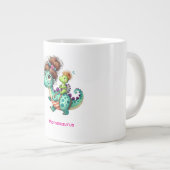 Mamasaurus Jumbo-Tasse (Vorderseite Rechts)