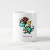 Mamasaurus Jumbo-Tasse (Vorderseite)