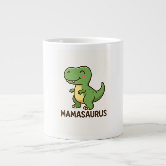 Mamasaurus Jumbo-Tasse (Vorderseite)