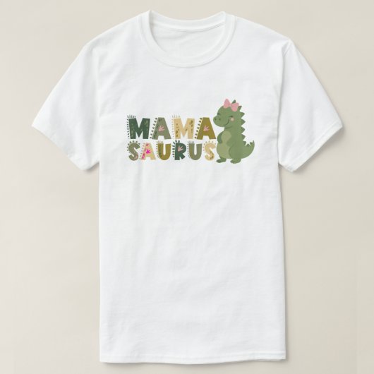 Mamasaurus l Daddysaurus T-Shirt (Design vorne)